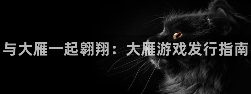 顺盈平台注册地址在哪查：与大雁一起翱翔：大雁游戏发行指南