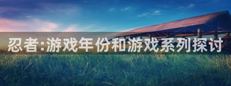 顺赢商贸有限公司：忍者:游戏年份和游戏系列探讨